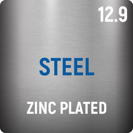 12.9 Zinc Plated Steel