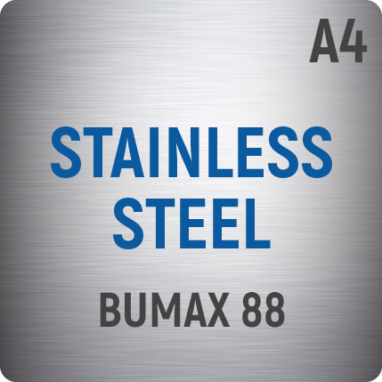 Stainless Steel A4 Bumax 88