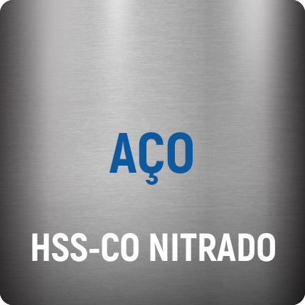 Aço HSS+Co Nitrado