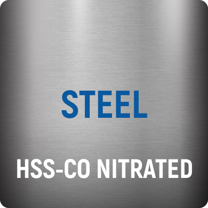 HSS+Co Nitrated Steel
