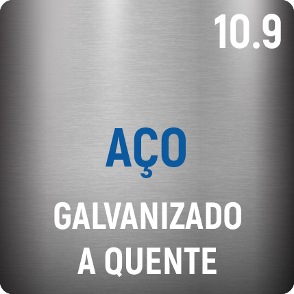 Aço 10.9 Galvanizado a quente ISO Fitting