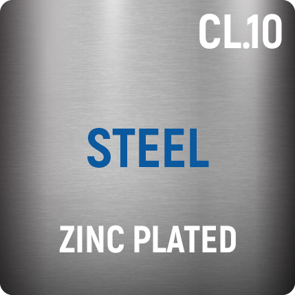 Zinc Plated Steel Cl.10