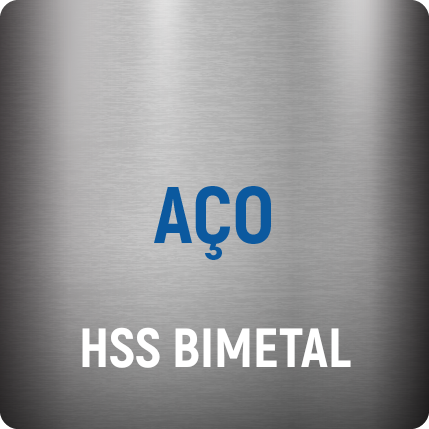 Aço HSS Bimetal