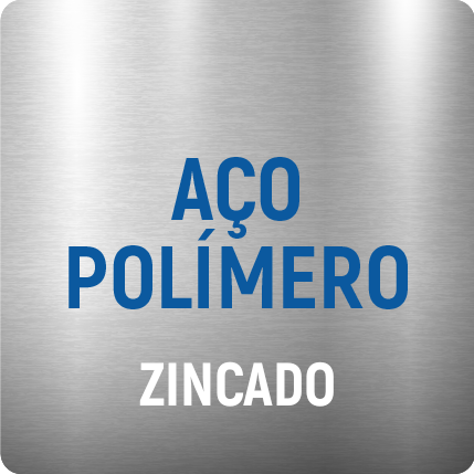 Aço/Polímero PA (Nylon) Zincado