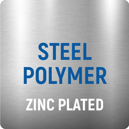 Zinc Plated Steel/Polymer PA (Nylon)