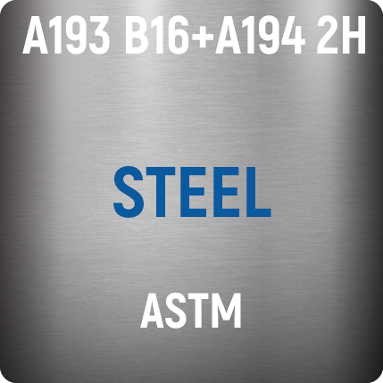 ASTM A193 B16+A194 2H Steel