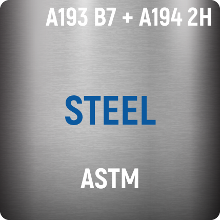 ASTM A193 B7+A194 2H Steel