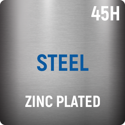 45H Zinc Plated Steel