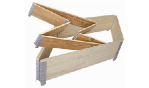 Wooden frames for euro-pallet