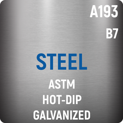 ASTM A193 B7 Steel Hot Dip Galvanized