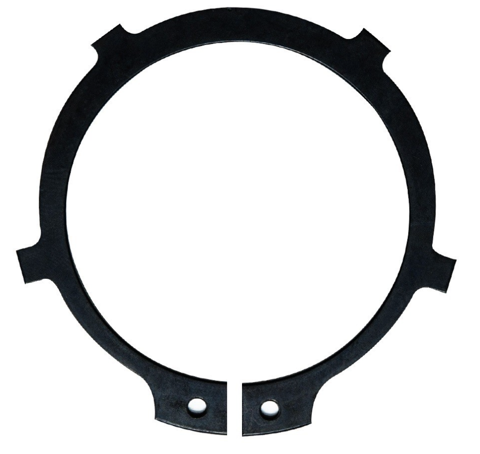 Retaining ring with lugs for shafts DIN 983