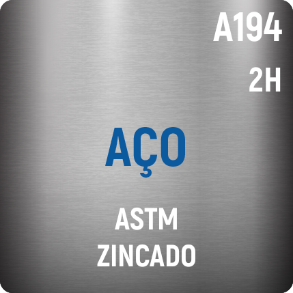 Aço ASTM A194 2H Zincado