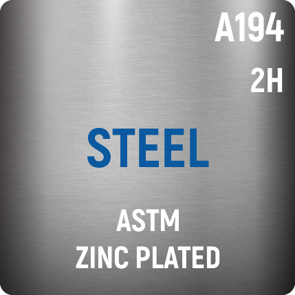 ASTM A194 2H Zinc Plated Steel