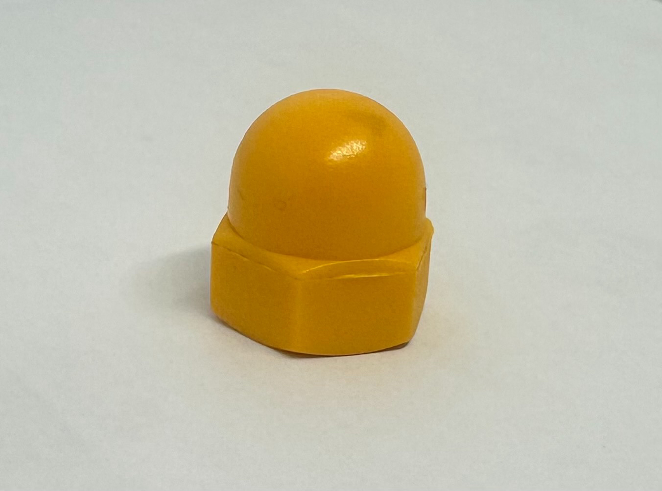Porca Hexagonal DIN 1587 Mama Polímero PA (Nylon) M 8 Amarelo