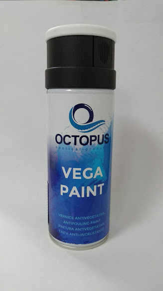 Spray Cor retoque anti-incrustante Art 8000440 400ml Branco RAL 9010 Octopus