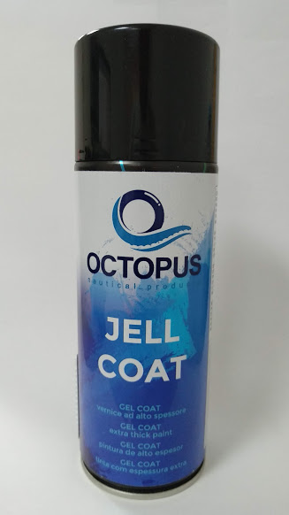 Gel Coat Extra thick Paint Art 8000441 400ml Black RAL 9005 Octopus