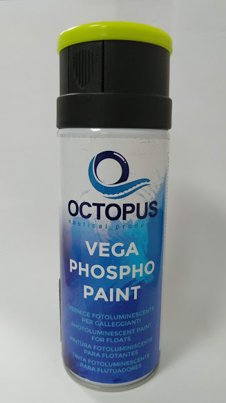 Photoluminescent paint for floats Art 8000442 400ml Octopus