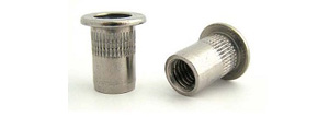 Grooved Insert Nut Art 8037330 Countersunk head Stainless Steel 4 x 1.5-3.0 x 12.0 5.9 Bralo Open end