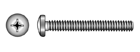Pan head bolt ISO 14583 ~ DIN 7985 Torx Stainless Steel A2 M 3 x 8