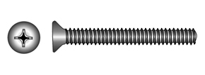 Countersunk head bolt with cross recess ISO 7046 ~ DIN 965 PH 4.8 Zinc Plated Steel 5 x 30