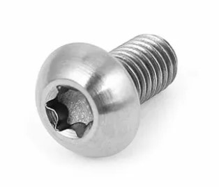 Hexalobular socket button head bolt ISO 7380 Torx Stainless Steel A2 M 6 x 8 Full thread