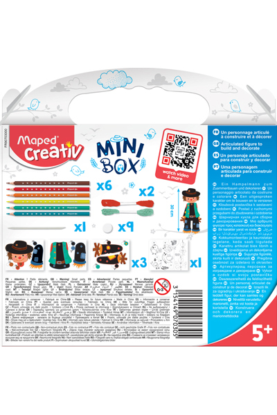 Mini Box Maped Creativ Acuario para Colorear