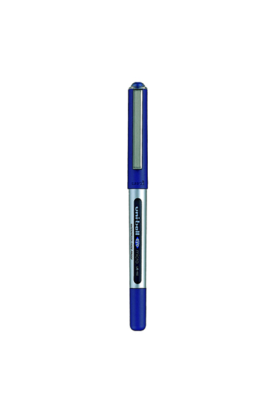 Stylos Uni-Ball UB-150 - Lot De 6 - Encre Liquide Bleue Résistante - Pointe 0,5mm - Écriture Fluide