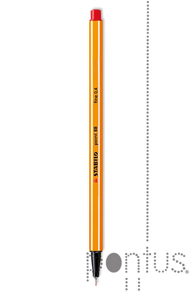 Fineliner Stabilo point 88 vermelho ref.88/40