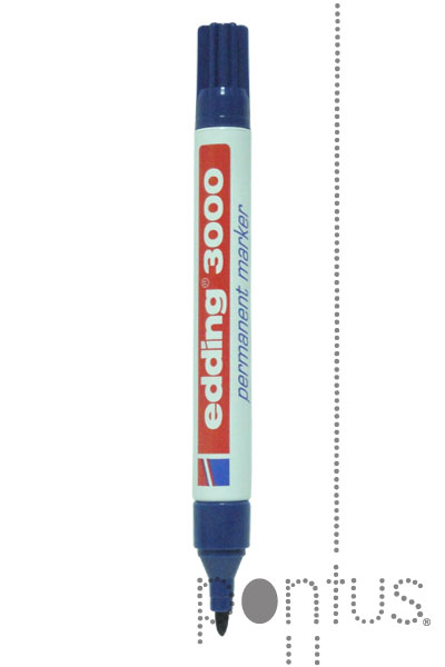 Marcador Edding permanente 3000 azul