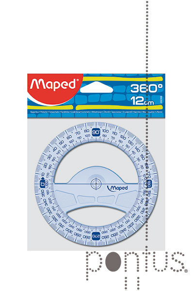 Transferidor Maped Graphic 360-12 cm BLS