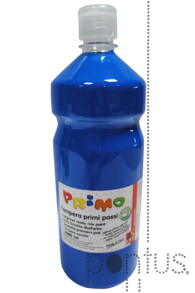 Guache Primo l&iacute;quida 1000ml cor.501 azul cyan