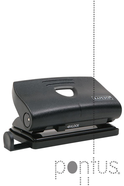 Perfurador Rapesco 810P (12f) preto