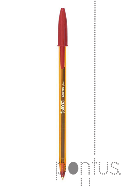 Esferogr&aacute;fica Bic cristal fine vermelho