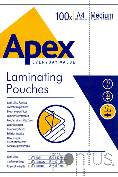 Bolsa plastifica&ccedil;&atilde;o 125mic. A4 (100 unid.)