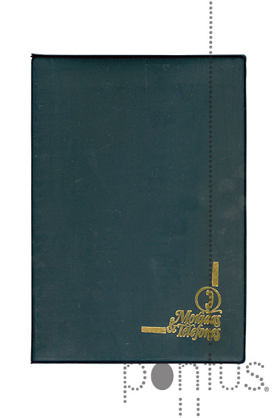 Agenda telef&oacute;nica c/ &iacute;ndice AZ A5 azul