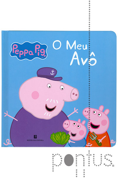 Quadro decorativo A4 Desenho Peppa Pig Serie