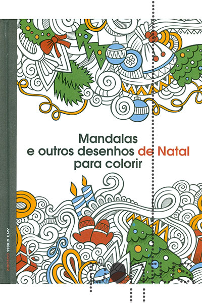 Desenhos para colorir Mandalas de Natal