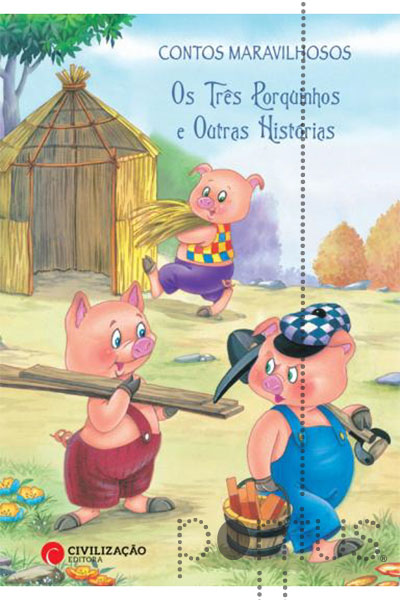 Jogos de educação labirinto com três porquinhos. Pré-escolar ou