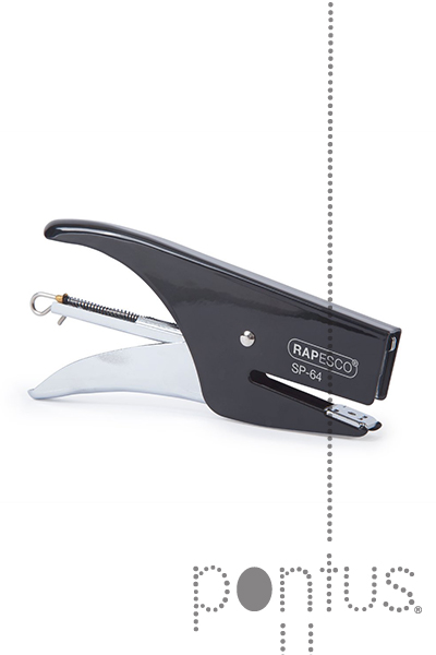Agrafador alicate Rapesco SP-64 (16f) preto