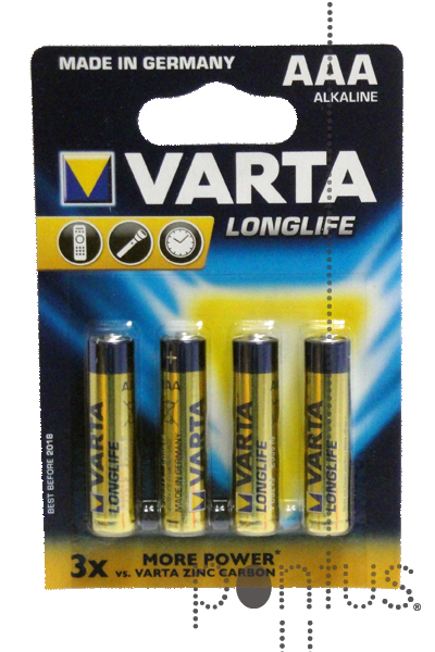 Batterie Varta Longlife AAA - Confezione Da 10, Alcaline, Made In Germany - Foto 11