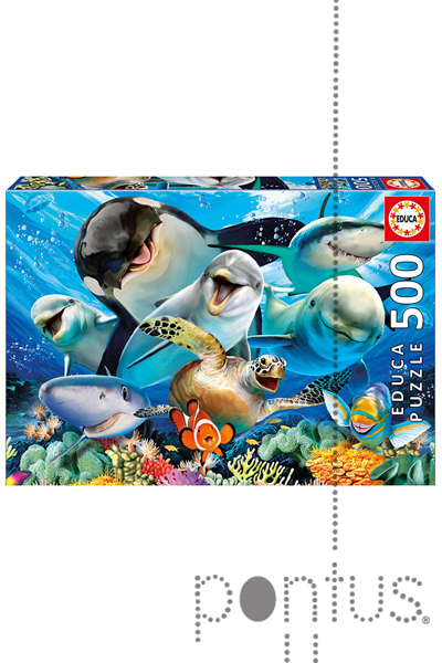 Jogo Educa puzzle 500 debaixo de &aacute;gua