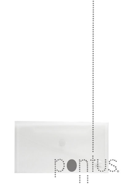 Bolsa/envelope c/velcro HFP 225x125mm branco