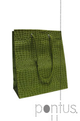 Sacos de papel 26x23x10cm verde