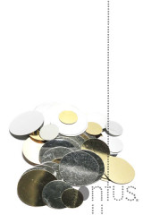 Pebeo touch - 90 placas 3 med ouro/prata