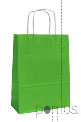 Saco de papel 18x8x24cm verde claro