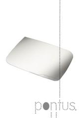 Base de secretária Leitz soft touch transp 40x53cm