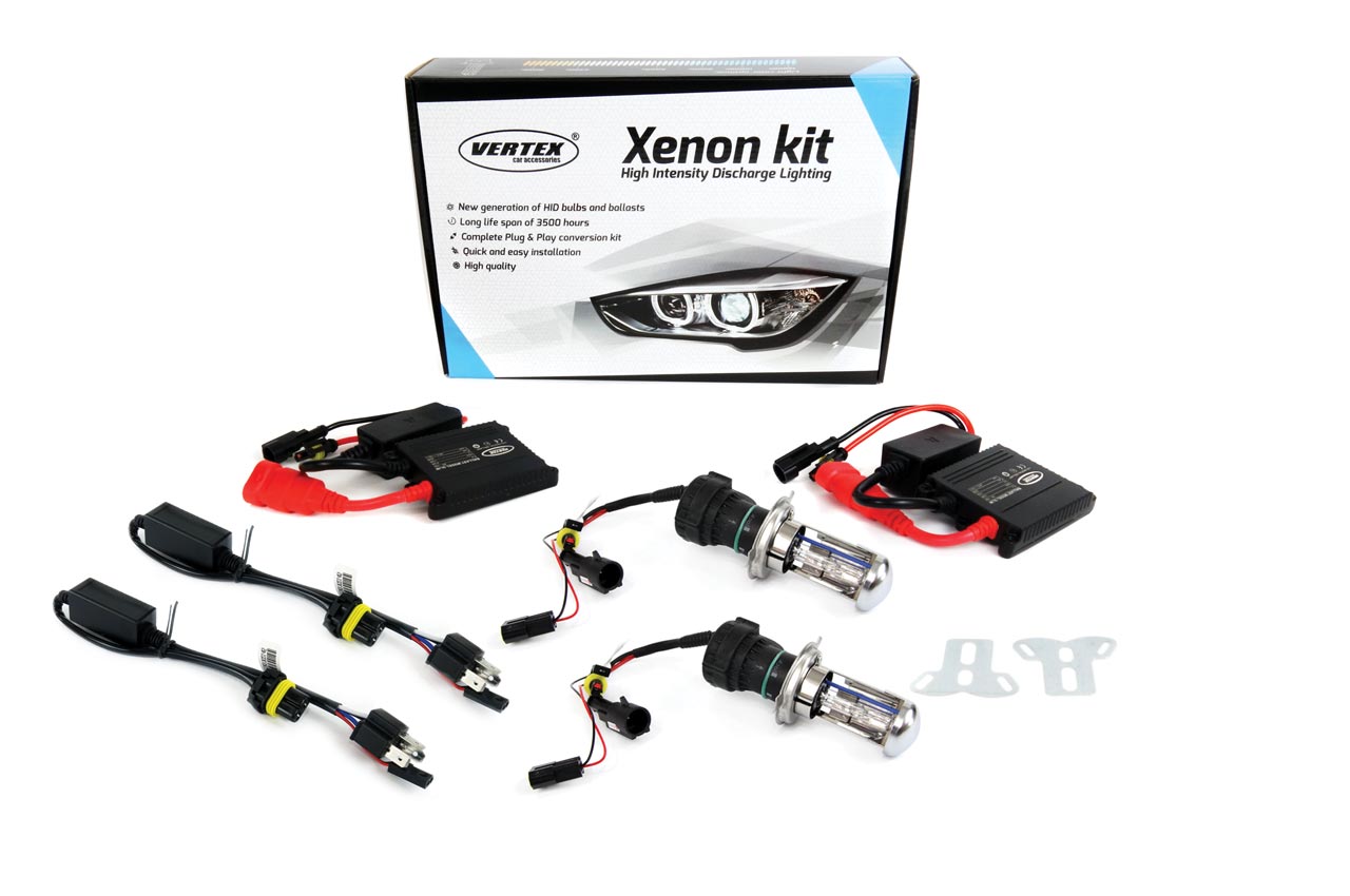 Kit Bi-Xenon Slim H4 Flex 12V 35W 8000K