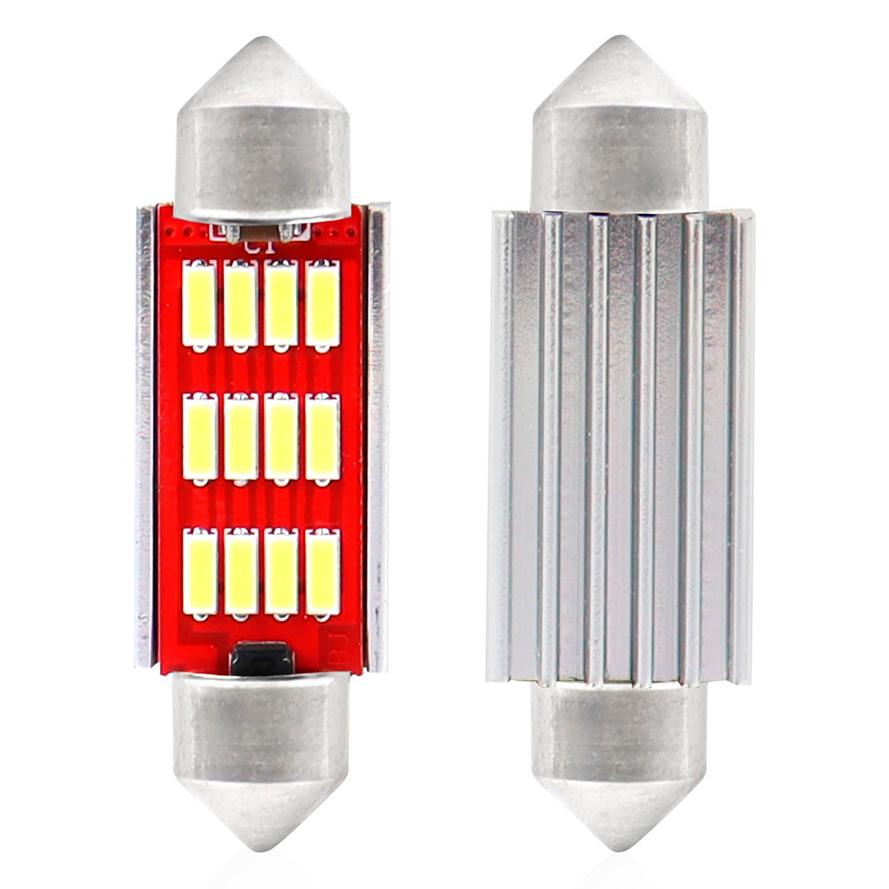 LED AMIO CANBUS 11X41mm 12SMD