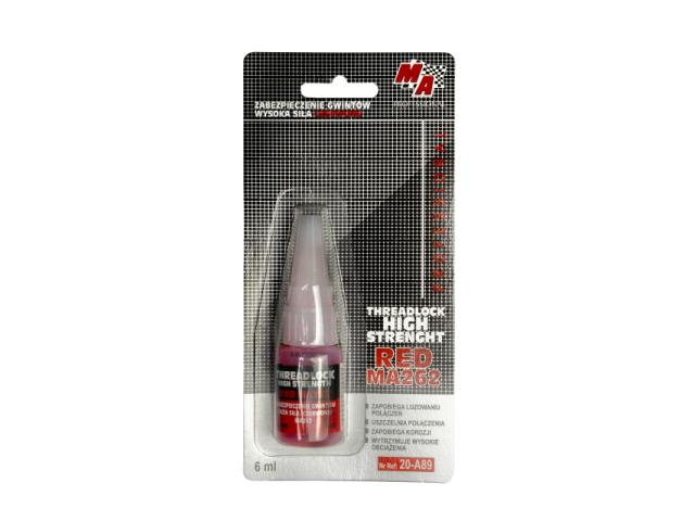 MA PRO - COLA PARA PARAFUSOS MA262 VERMELHO 6ML