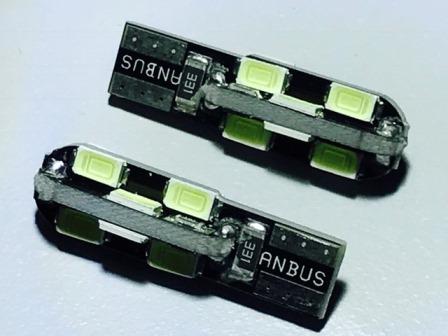LED M&Iacute;NIMOS W5W C/ 12 SMD CANBUS